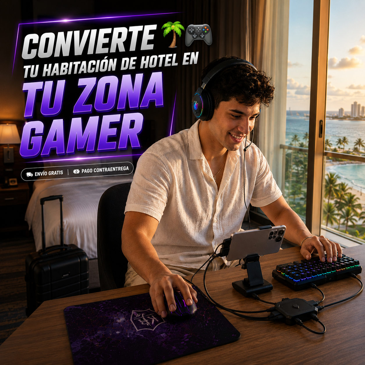 KIT PRO GAMER 5 EN 1 ANDROID | Sube Tu Nivel De Juego
